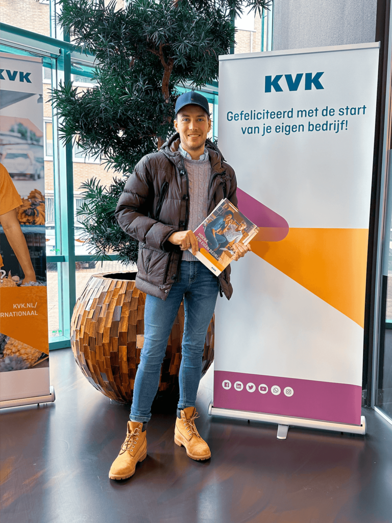 Blog over de start van PosterPlaats ingeschreven bij de KVK