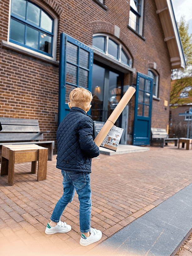 Blog over PosterPlaats X Ondernemers Edes ABC bij Bakker Jorisbrood langsbrengen