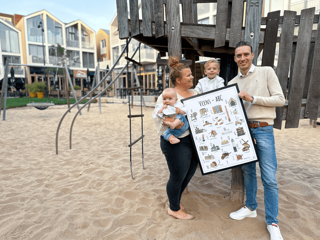 Blog over nieuw ABC poster Veenendaal bij Stadsstrand Veenendaal met Jelle en Daisy van Vliet