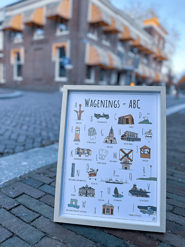 Blog over nieuw ABC poster Wageningen bij Hotel de Wereld