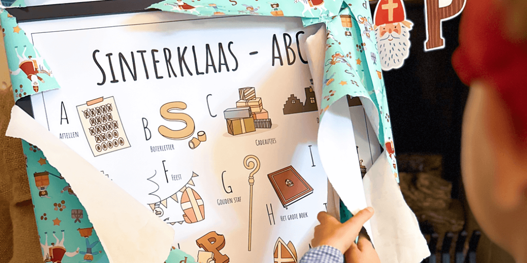 Blog over nieuw ABC poster Sinterklaas uitpakken