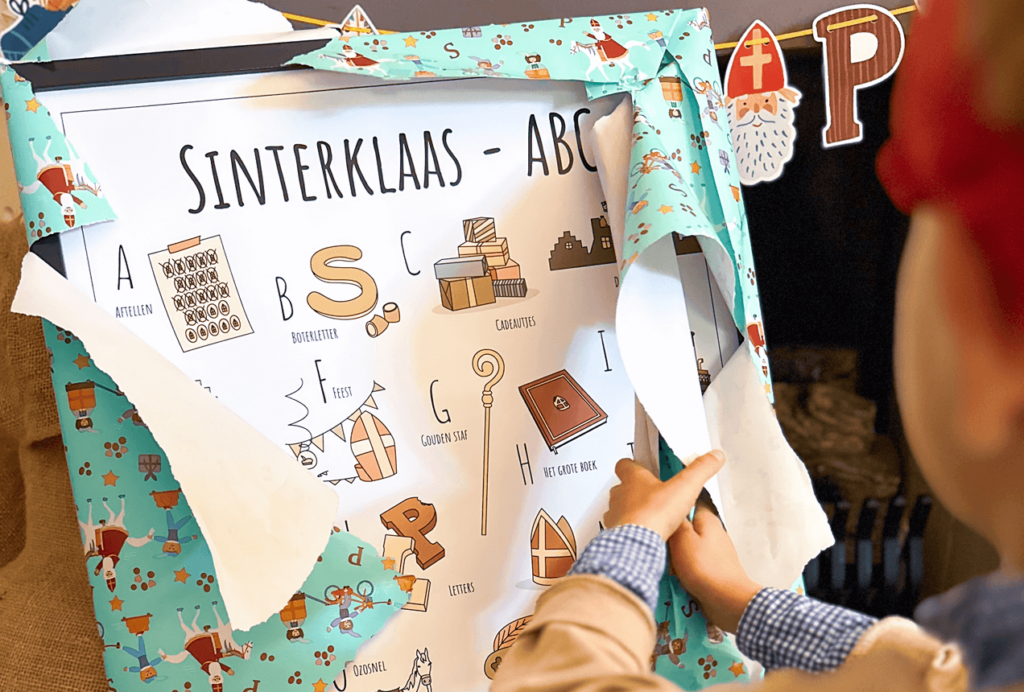 Blog over nieuw ABC poster Sinterklaas uitpakken