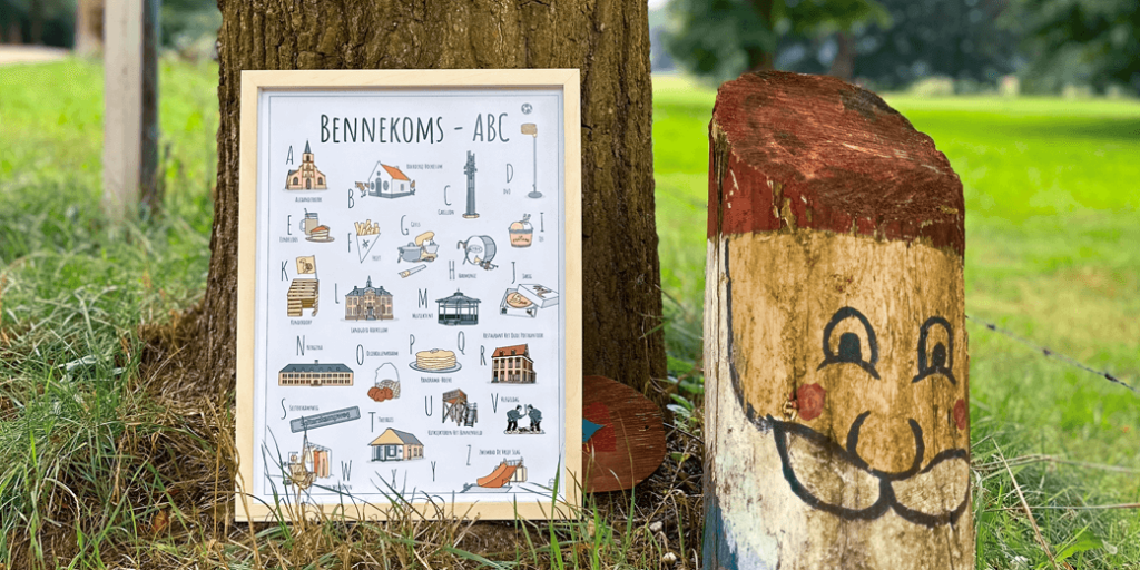 Blog over nieuw ABC poster Bennekom bij Boerderij Hoekelum