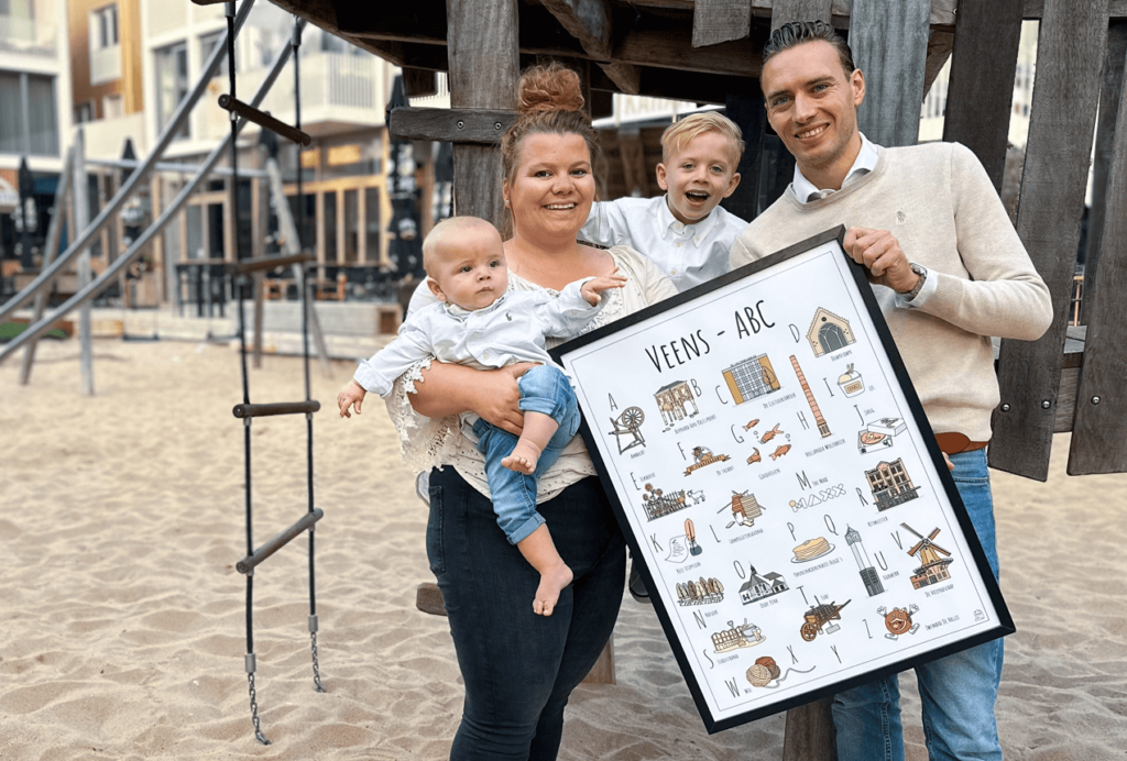 Blog over nieuw ABC poster Veenendaal bij Stadsstrand Veenendaal met Jelle en Daisy van Vliet