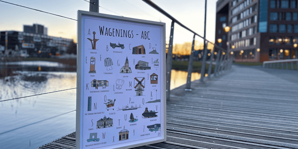 Blog over nieuw ABC poster Wageningen bij de Wageningen Universiteit