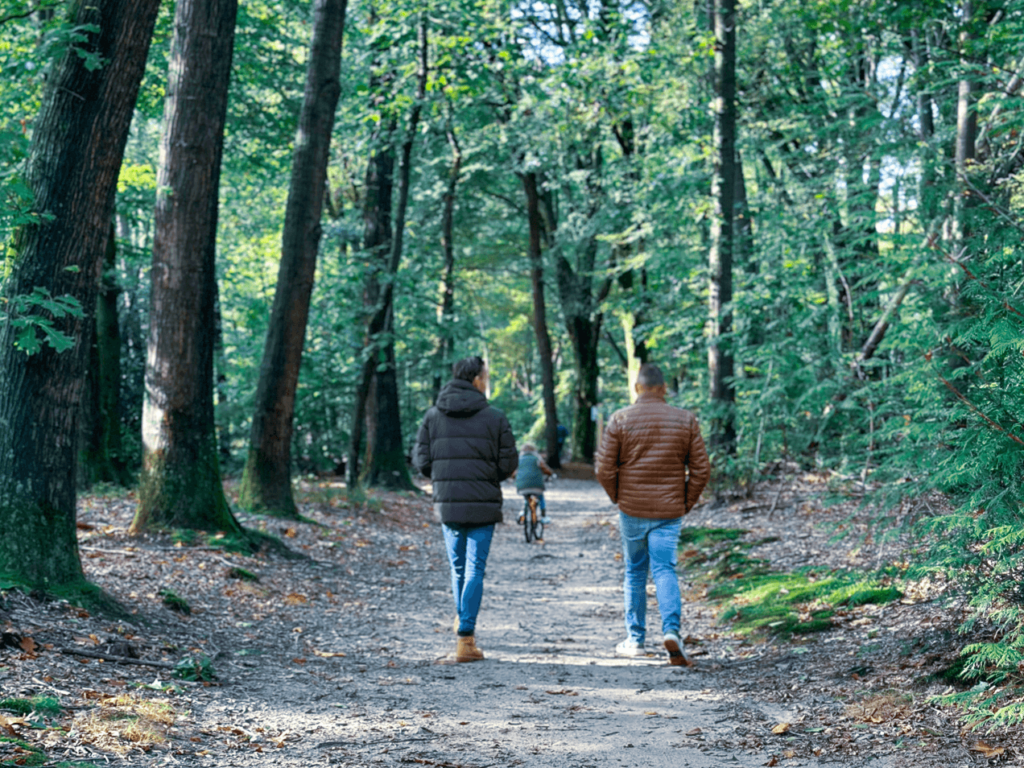 Blog over Burendag bij Verzorgingshuis Bathanië in Ede wandelen door het Sysseltse bos