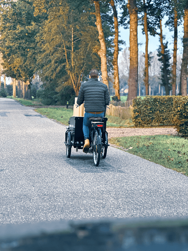 Blog over de Heerlijke Herfstdag bij de familie van Veldhuizen in Ede met Jelle van Vliet op de bakfiets