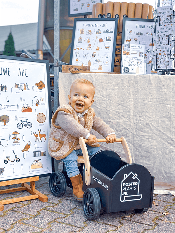 Blog over de Heerlijke Herfstdag bij de familie van Veldhuizen in Ede met Valentijn op de kinder-bakfiets