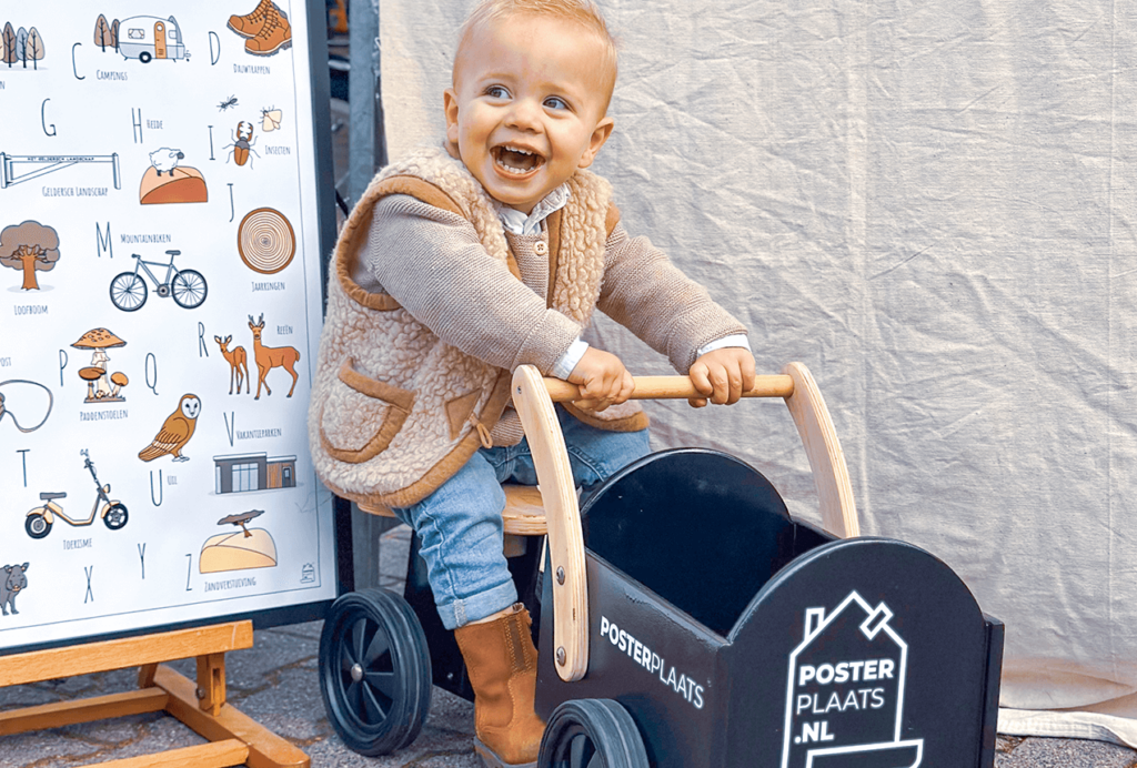 Blog over de Heerlijke Herfstdag bij de familie van Veldhuizen in Ede met Valentijn op de kinder-bakfiets