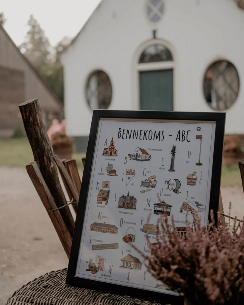 Gezien bij boerderijhoekelum ABC poster Bennekom