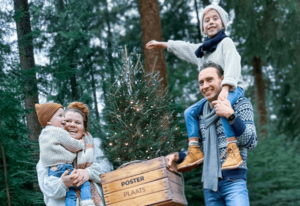 PosterPlaats fiets met Daisy Kamminga en Jelle van Vliet in het Syseltse Bos in Ede over ons