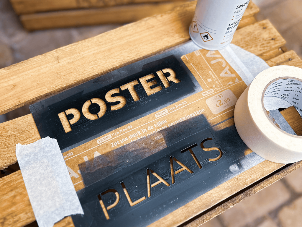 Blog over het klussen van de PosterPlaats kistjes spuiten