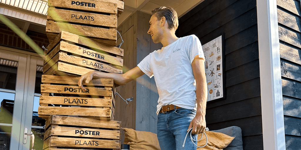 Blog over het klussen van de PosterPlaats kistjes timmeren met Jelle van Vliet