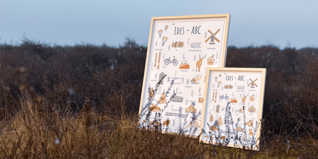 PosterPlaats Edes ABC poster ansichtkaarten en kleurplaten van de plaats Ede header