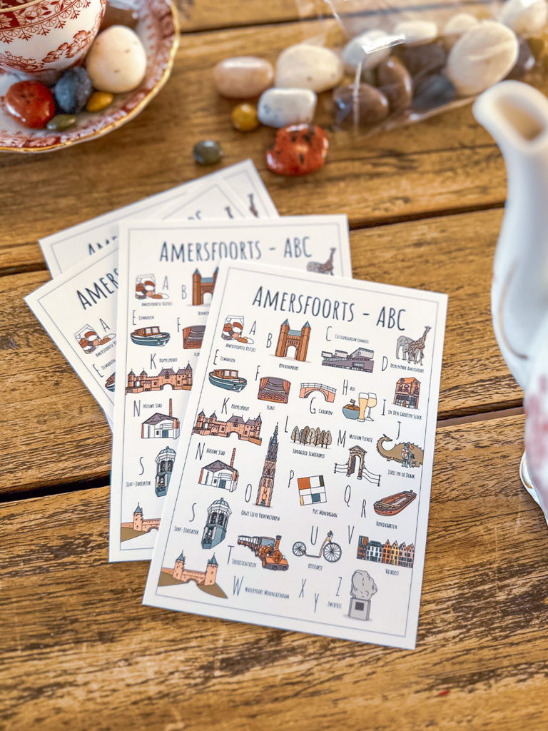PosterPlaats ansichtkaart Amersfoorts ABC ansichtkaart Amersfoort product beschrijving en specificaties