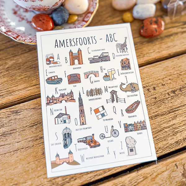 PosterPlaats ansichtkaart Amersfoorts ABC ansichtkaart Amersfoort uitgelichte afbeelding