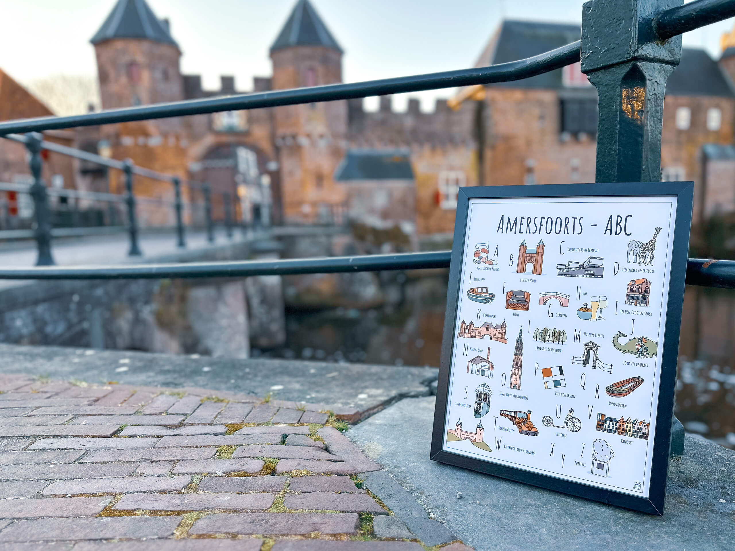 PosterPlaats poster Amersfoorts ABC poster voor de Koppelpoort in Amersfoort