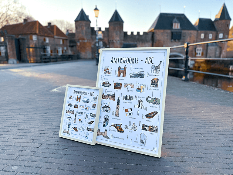 PosterPlaats poster Amersfoorts ABC poster voor de Koppelpoort in Amersfoort