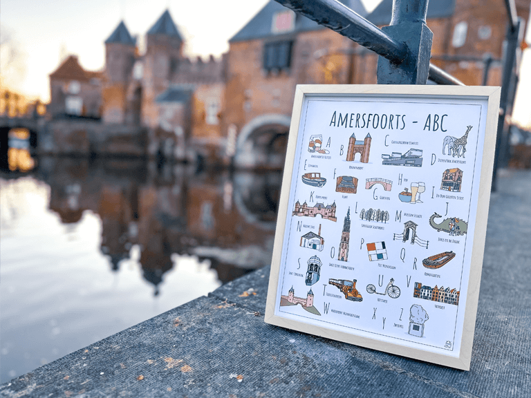 PosterPlaats poster Amersfoorts ABC poster voor de Koppelpoort in Amersfoort