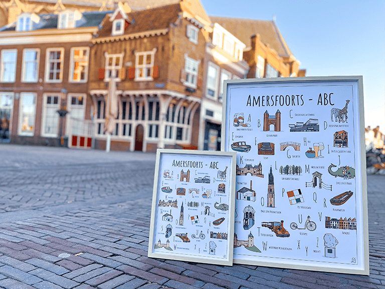 PosterPlaats poster Amersfoorts ABC poster voor In Den Grooten Slock in Amersfoort