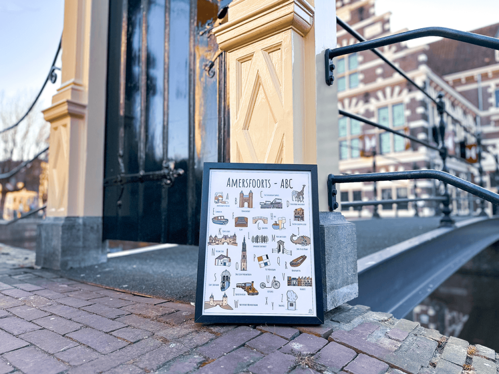 Blog over nieuw ABC poster Amersfoort voor Museum Flehite in Amersfoort