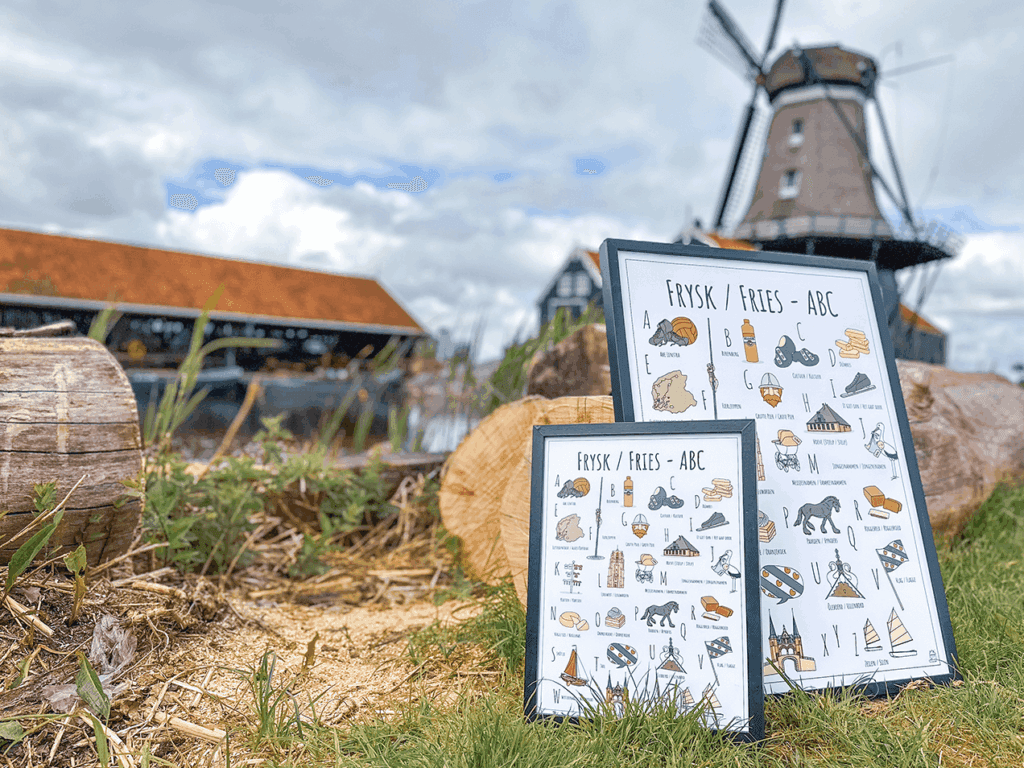 Blog over nieuw ABC poster Fryslân / Friesland voor de molen in Ijlst in Fryslân / Friesland
