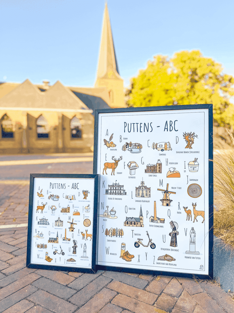 Blog over nieuw ABC poster Putten voor de Oude Kerk in Putten