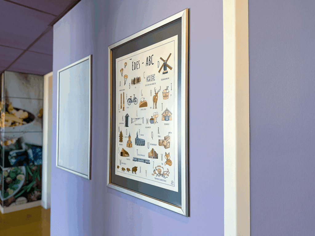 Blog over onze lokale ABC posters: leuk voor koffiezaakjes, praktijken en etalages met de Edese ABC poster bij Ziekenhuis Gelderse Vallei