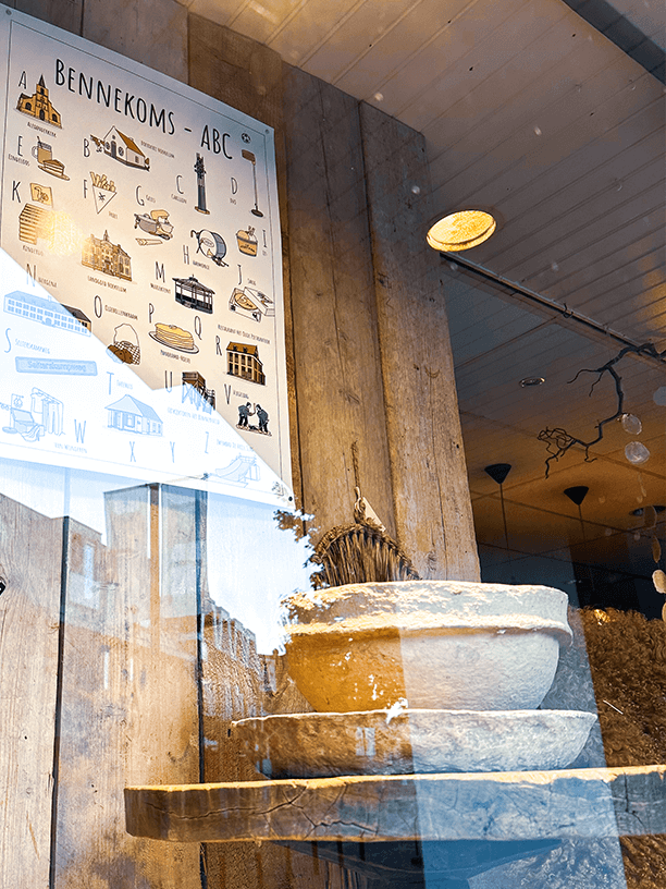 Blog over onze lokale ABC posters: leuk voor koffiezaakjes, praktijken en etalages met de Bennekomse ABC poster bij Van Wonderen