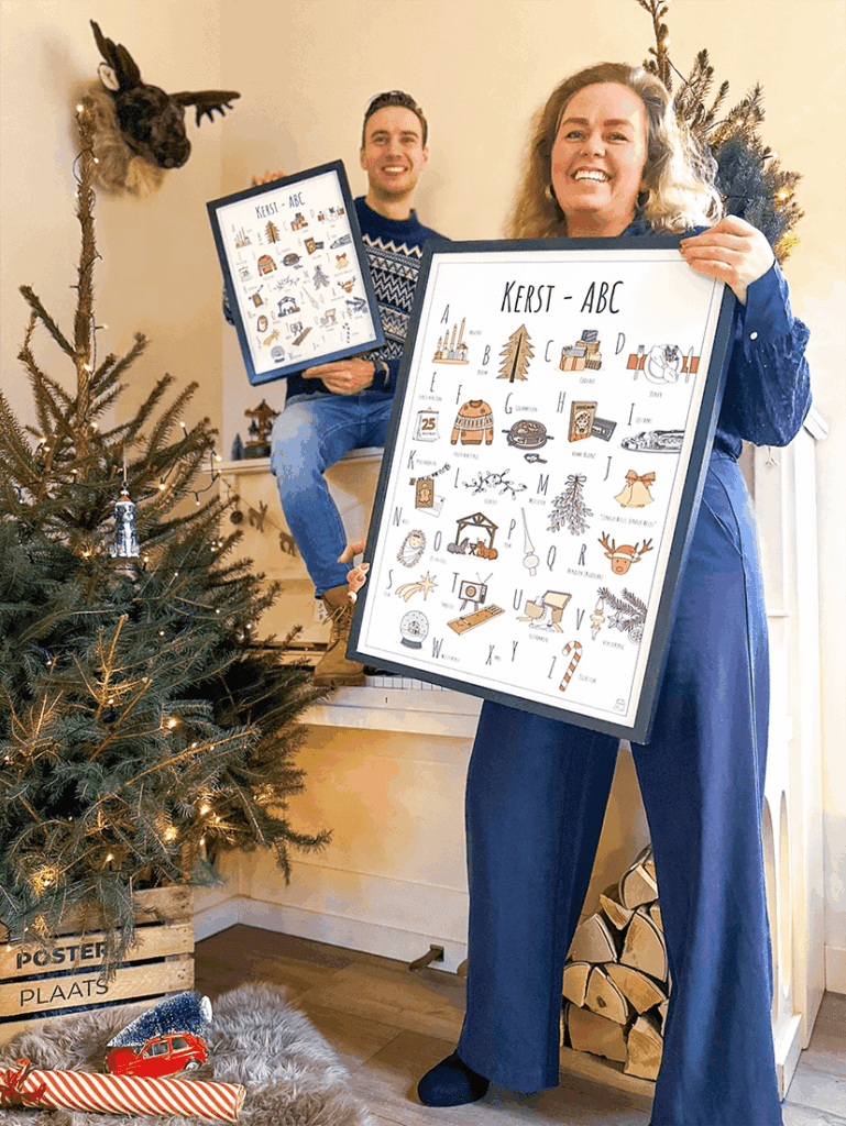 Gezien bij jerneyvanhasseld ABC poster Kerst