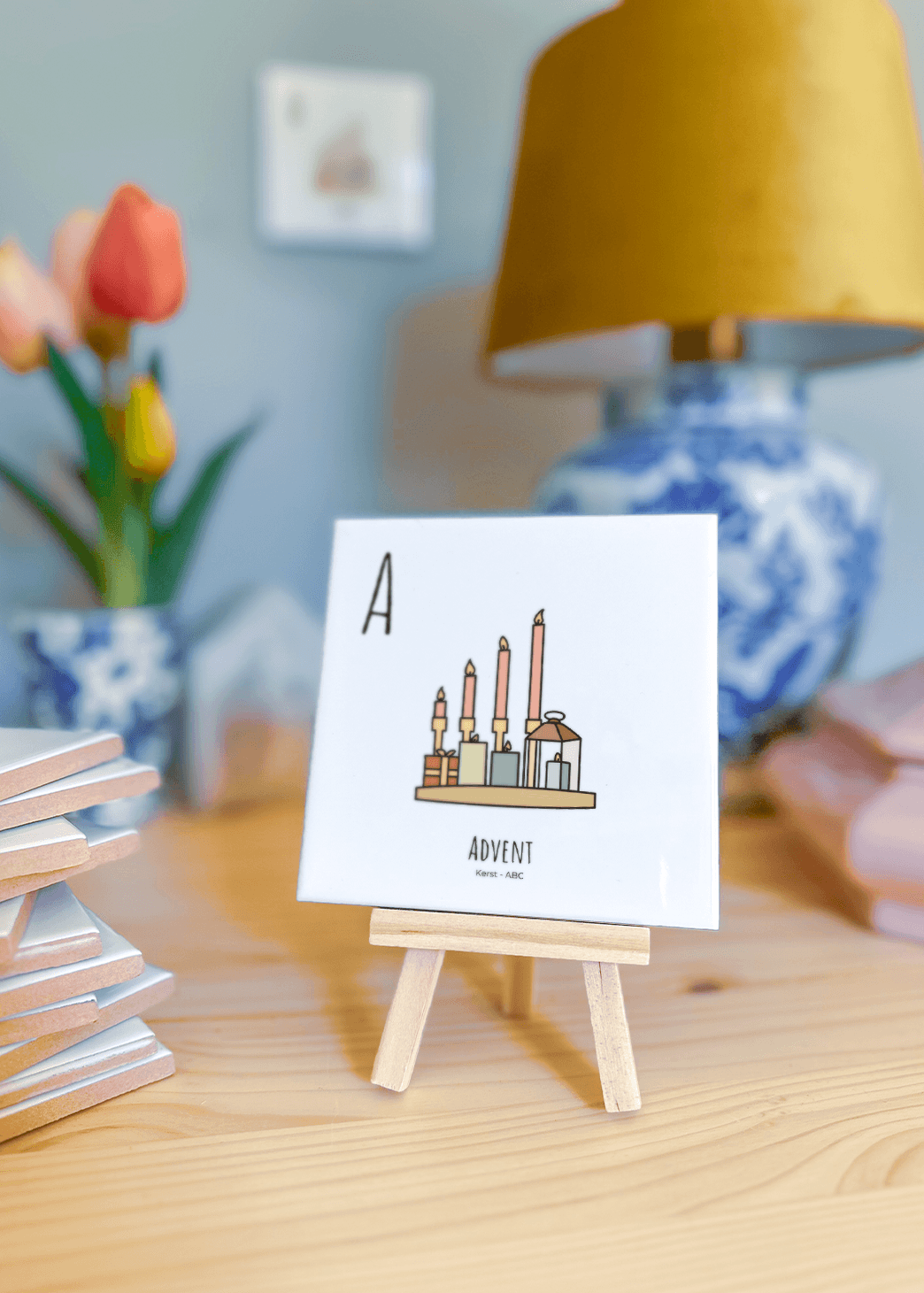 PosterPlaats ABC tegeltje Kerst met Advent als leuk lokaal cadeau of relatiegeschenk