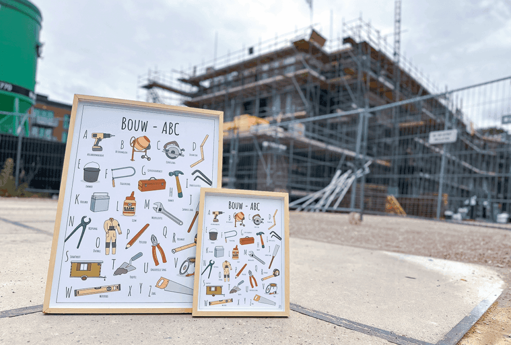 Blog over nieuw ABC poster Bouw op de bouwplaats